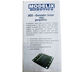 Painel Solar de Energia Pequeno 3,3V 30MA 005 Modelix