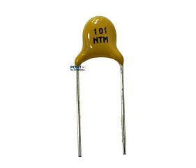 Capacitor Cerâmico 100PF x 3KV = 101 NTM