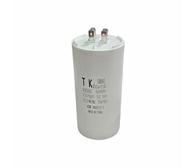 Capacitor Polipropileno 100uF x 400V 50/60HZ Plástico Faston CBB60 Tk 1