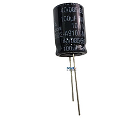 Capacitor Eletrolitico 100uF x 100V RD 85º Bip Epcos