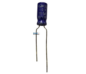 Capacitor Eletrolitico 100uF x 10V RD 85º Capxon