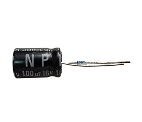 Capacitor Eletrolítico 100uF x 16V RD 85º Jamicon Npn