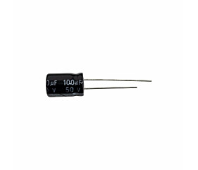 Capacitor Eletrolítico 100uF x 50V