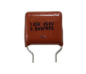 Capacitor Poliéster 1M x 450V = 105K 450V