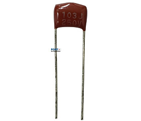 Capacitor Poliéster 10K x 250V = 103J 250V