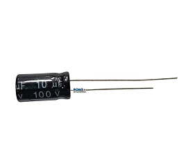 Capacitor Eletrolítico 10uF x 100V 105° Jwco