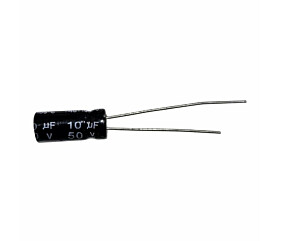 Capacitor Eletrolítico 10uF x 50V RD 105° Hyncdz