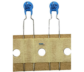 Capacitor Cerâmico 120PF x 1Kv = B 121K 1Kv 