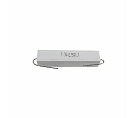 Resistor 15R 10W 5% Axial Porcelana = 10W15RJ