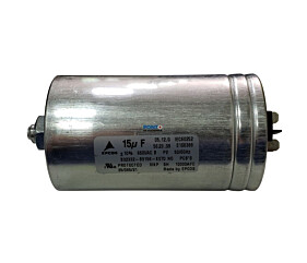 Capacitor Polipropileno 15uF x 660Vac 50/60Hz Alumínio Com Parafuso de Fixação Epcos