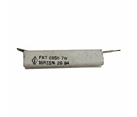 Resistor 18R 7W +- 5% Porcelana