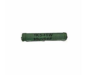 Resistor 1K5 15W 10% Axial Verde 1