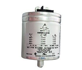 Capacitor Polipropileno 1,67Kvar x 440V 23uF Alumínio Com Parafuso de Fixação Epcos