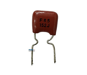 Capacitor Poliéster 1K5 = F65 152J