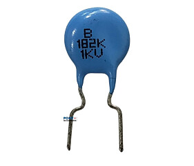 Capacitor Cerâmico 1K8 X 1KV B182K 1KV