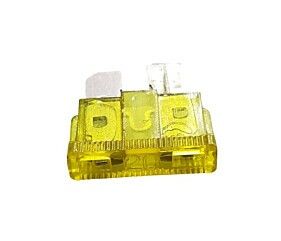 Fusivel 20A Lamina Medio Amarelo