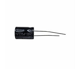 Capacitor Eletrolítico 220uF x 50V RD 105º Secon 1