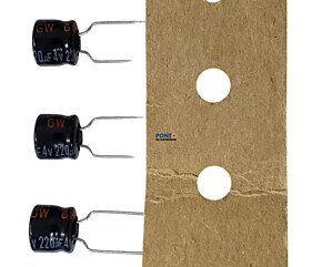 Capacitor Eletrolítico 220 X 4V Rd 85º