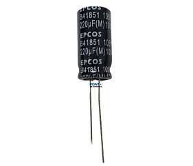 Capacitor Eletrolítico 220uF x 100V