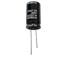 Capacitor Eletrolítico 220uF x 200V RD 85º Epcos 