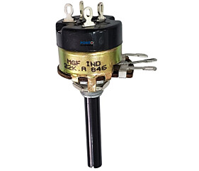 Potenciômetro 22K A Rotativo Com Chave Linear 23MM