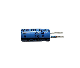 Capacitor Eletrolítico 22uF x 16V