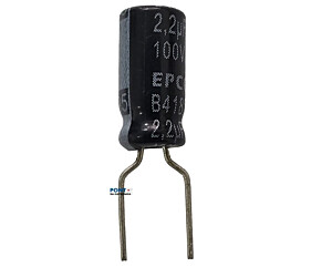 Capacitor Eletrolitico 2,2uF x 100V RD 85º Epcos