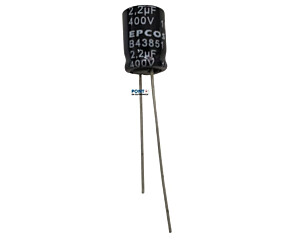 Capacitor Eletrolitico 2,2UF X 400V RD 105° Epcos