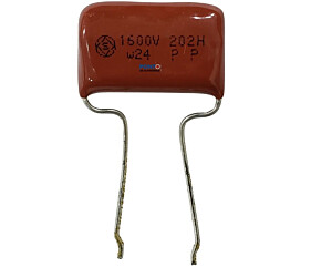 Capacitor Poliester 2K X 1K6 = 1600V 202H 
