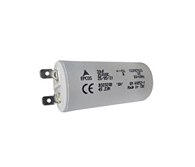 Capacitor Polipropileno 30uF x 250Vac 50/60Hz Plástico Faston Epcos