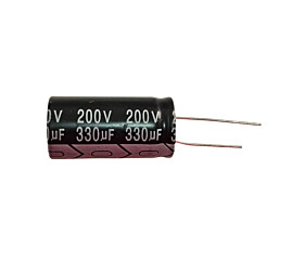 Capacitor Eletrolítico 330uF x 200V RD 105º
