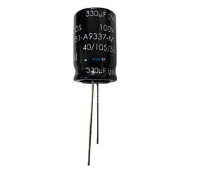 Capacitor Eletrolítico 330uF x 100V RD 105º Epcos 
