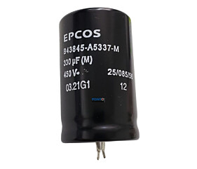 Capacitor Eletrolítico 330uF x 450V RD 85º Snapin Epcos