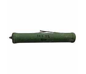 Resistor 3K3 10W 5% Axial Verde Twt 1