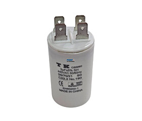 Capacitor Polipropileno 3uF x 440V 50/60Hz Faston CBB60 TK 30DX50A