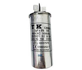 Capacitor Polipropileno 3uF x 440Vac 50/60Hz CBB65 TK