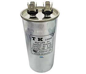 Capacitor Polipropileno 40uF x 440Vac 50/60Hz CBB65 TK
