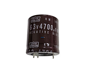 Capacitor Eletrolítico 4700uF x 63V RD 105º Snapin Nippon
