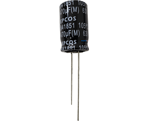 Capacitor Eletrolitico 470uF x 63V RD 105º Epcos