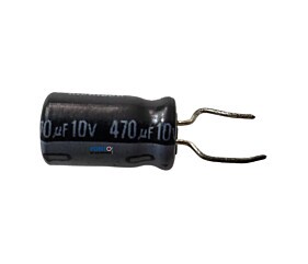 Capacitor Eletrolítico 470uF x 10V 85º 