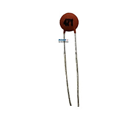 Capacitor Cerâmico 470PF X 50V = B471 