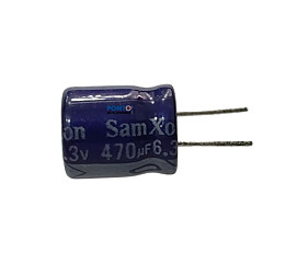 Capacitor Eletrolítico 470 X 6,3V Rd 85º 