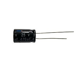 Capacitor Eletrolítico 470uF x 25V