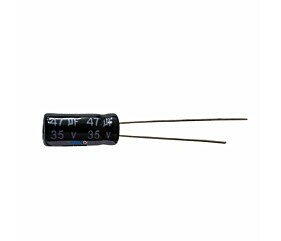 Capacitor Eletrolítico 47uF x 35V RD 105º Jwco 