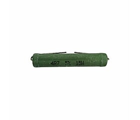 Resistor 4R7 15W 5% Axial Verde 1
