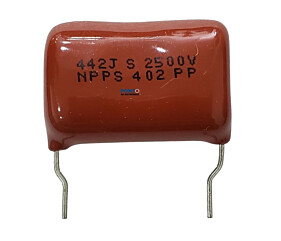 Capacitor Poliéster 4K4 X 2K5 = 442J2500V