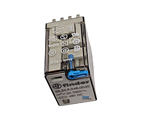 Relé 55.34.9.048.0040 48Vdc 5A 250V Finder