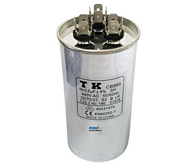 Capacitor Polipropileno Duplo 55+2,5uF x 440V