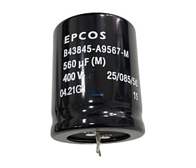 Capacitor Eletrolítico 560uF x 400V RD 85º Snapin Epcos