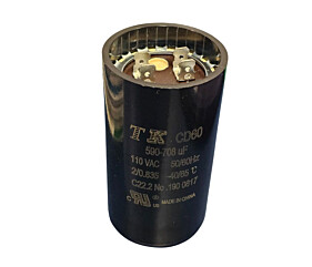 Capacitor Partida 590-708uF x 110Vac 50/60Hz CD60 TK